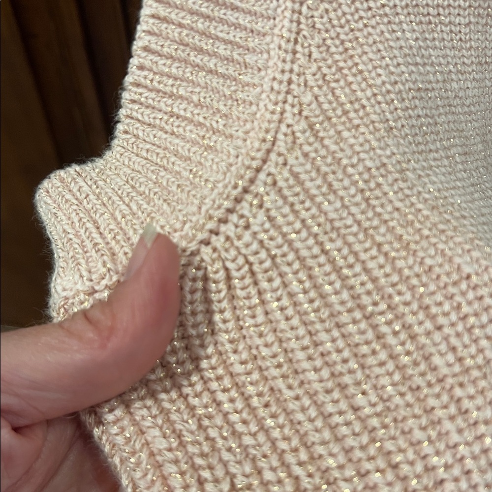 525 America Sleeveless Knit Sweater - Metallic Pink - NEW - Size XS - Picture 4 of 6